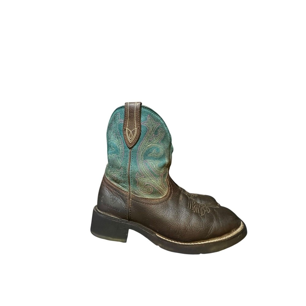 Ariat Women’s Fatbaby Heritage Suede Cowgirl Boots 7.5 B Used Distressed Brown